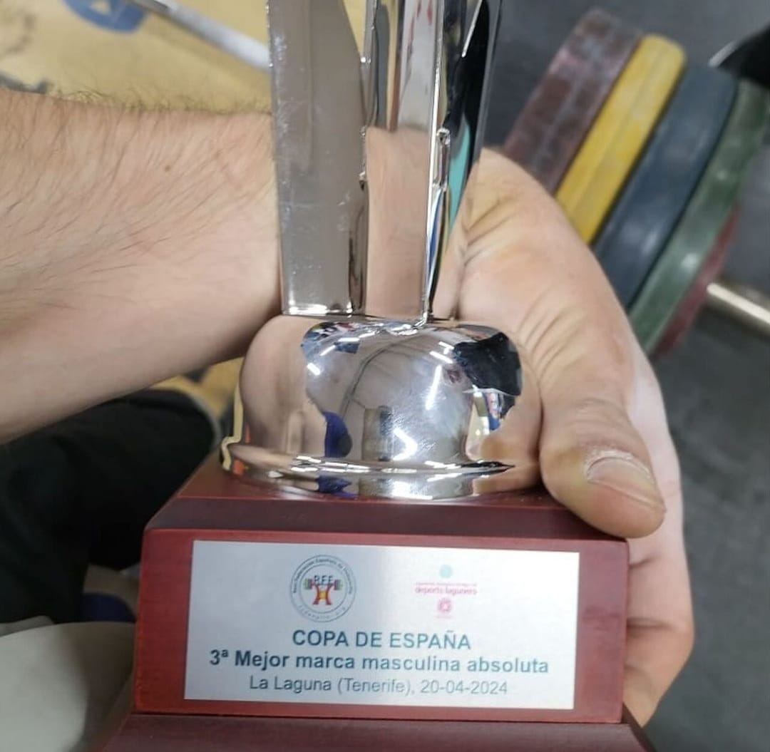 Bronce y 7º puesto en la Copa de España Absoluta de Halterofilia